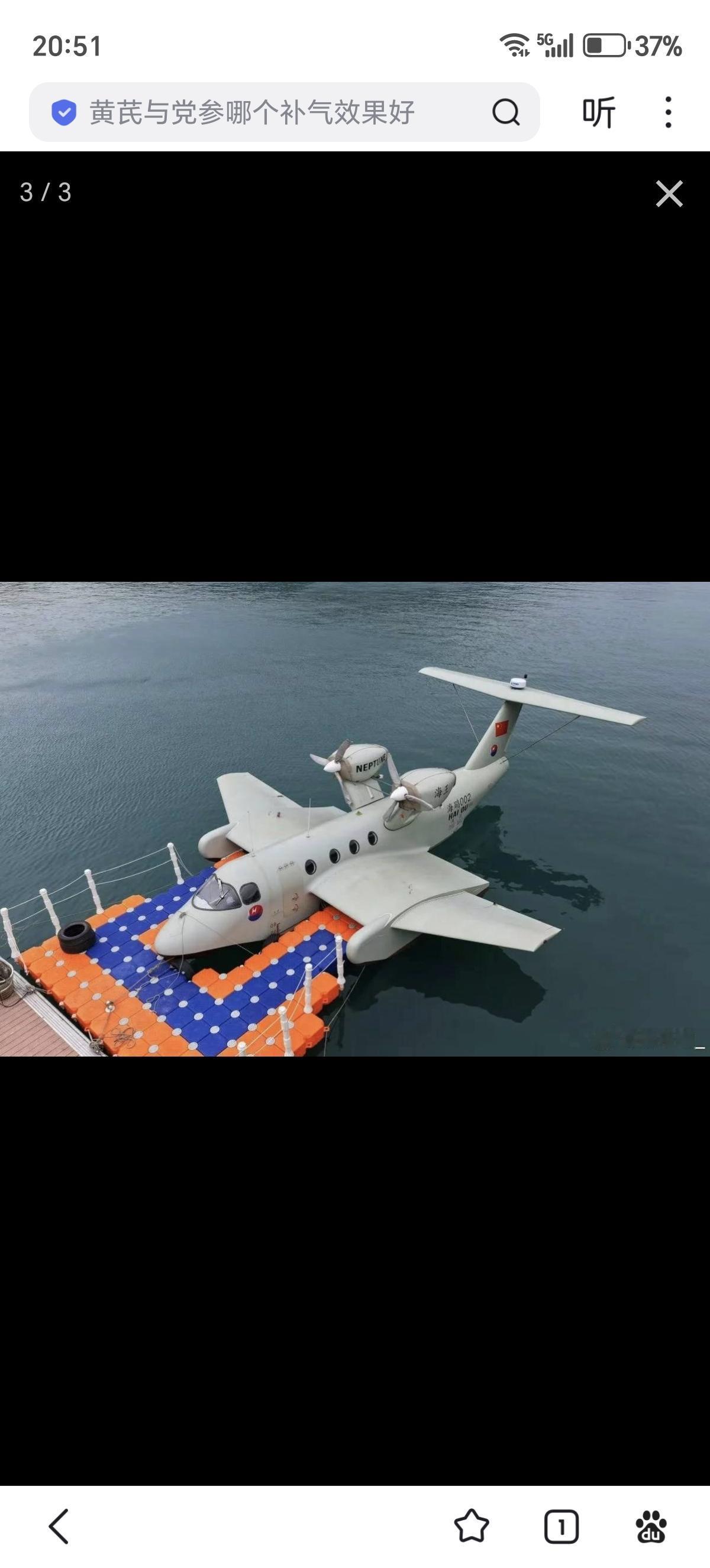 郑州海王公司制造的5吨级地效飞行器“海鸥002”已经完成了首飞。它可搭载10人，