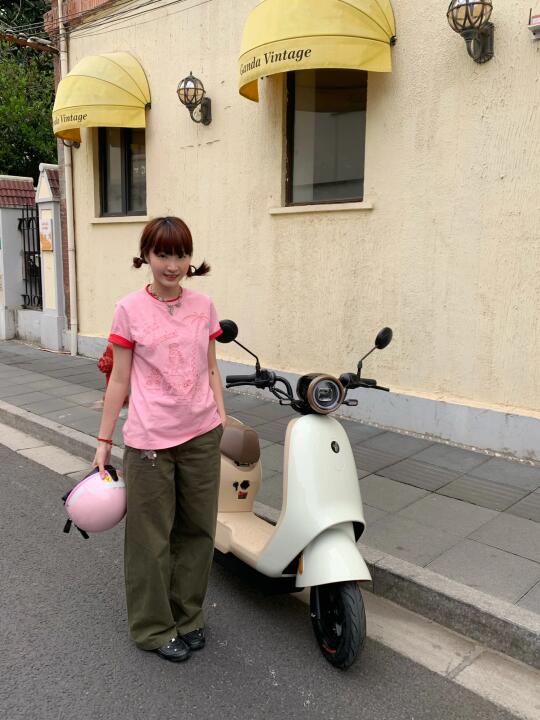 骑车出门兜风啦