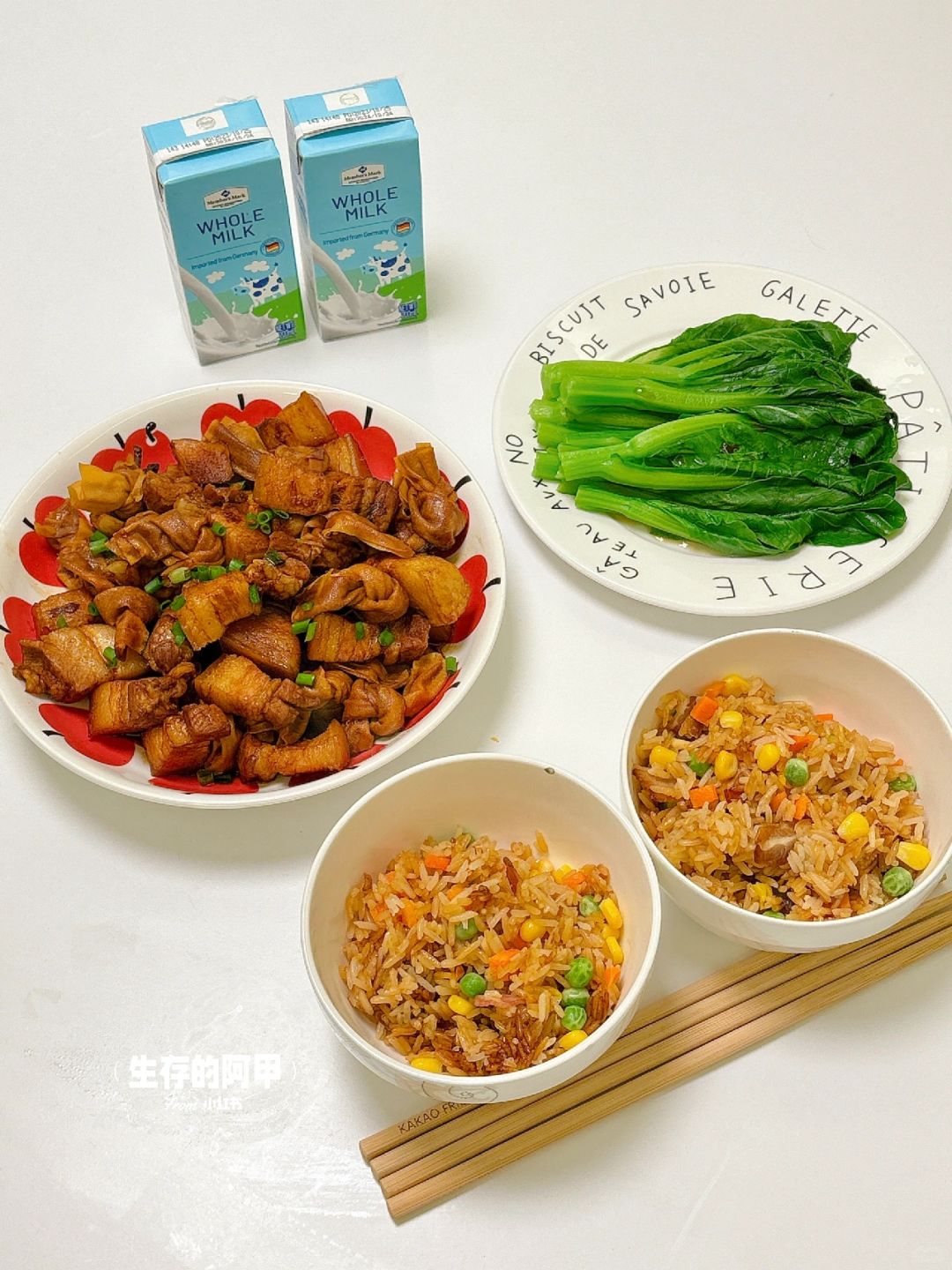 二人食🔥香气四溢肥而不腻😋红烧肉百叶结