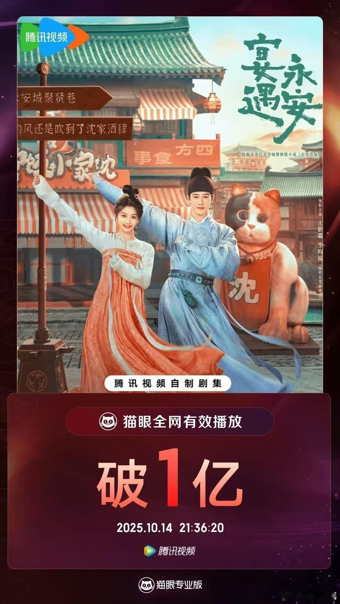 《宴遇永安》全网有效播放量破亿！[doge] ​​​
