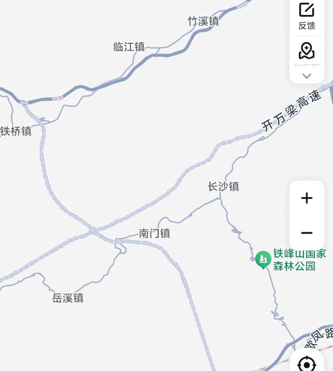 建设中的开万梁高速在地图上已显示
最近发现，重庆开州区的开万梁高速已经在地图上显