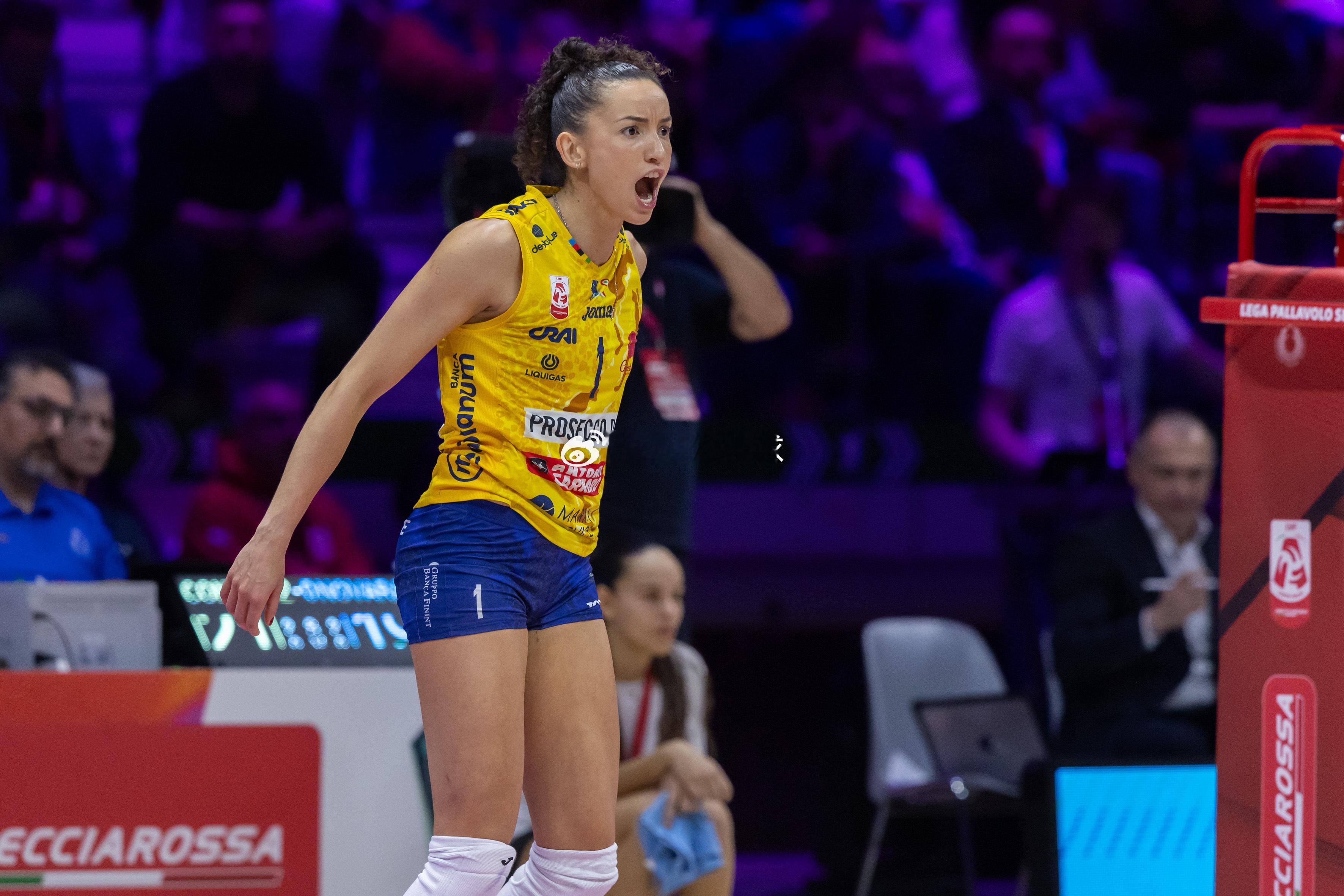 2025-2026意大利女排杯冠亚军决赛MVP：加比（科内利亚诺）清松带你看排球
