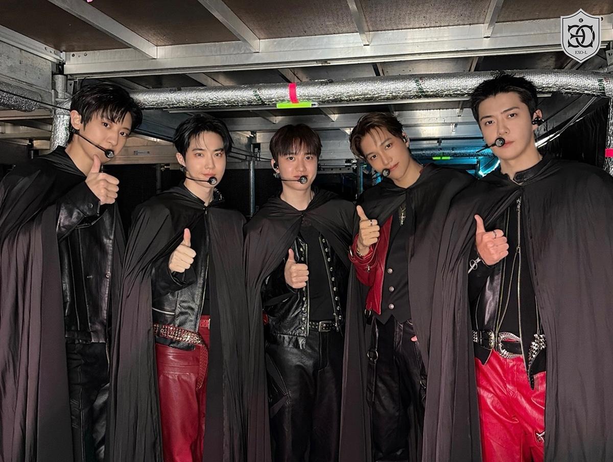 EXO演唱会第二天团体照 