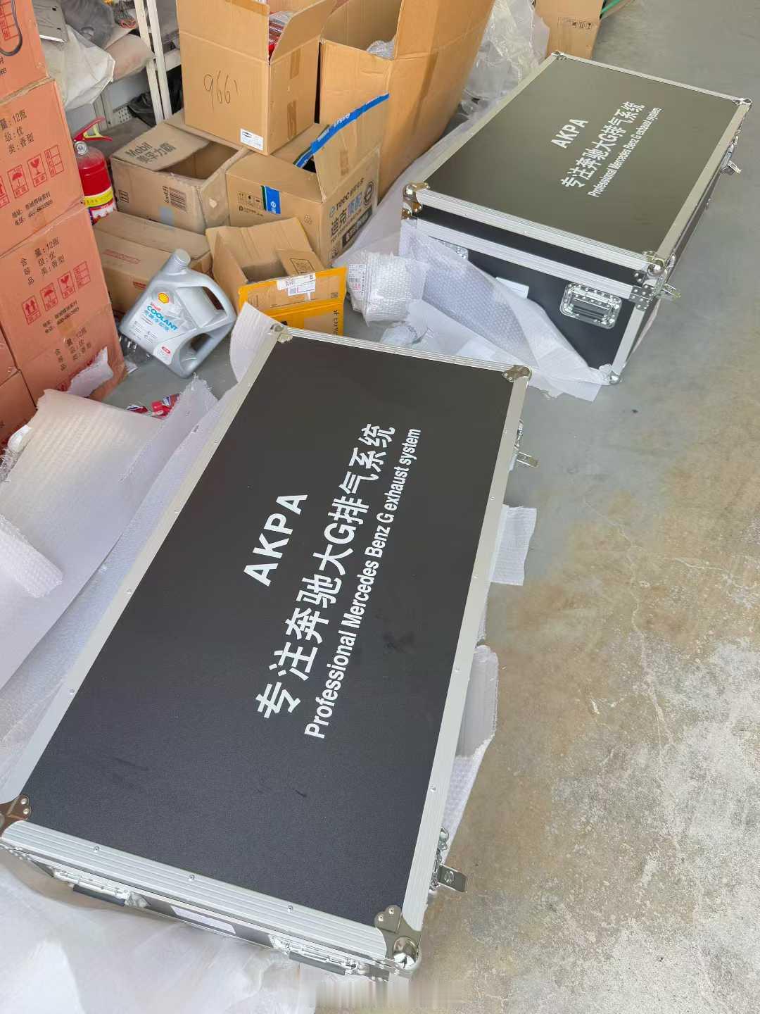 全国上门试听AKPA排气！现场感受最真实的声浪魅力！🚗滨州两台奔驰G450D同