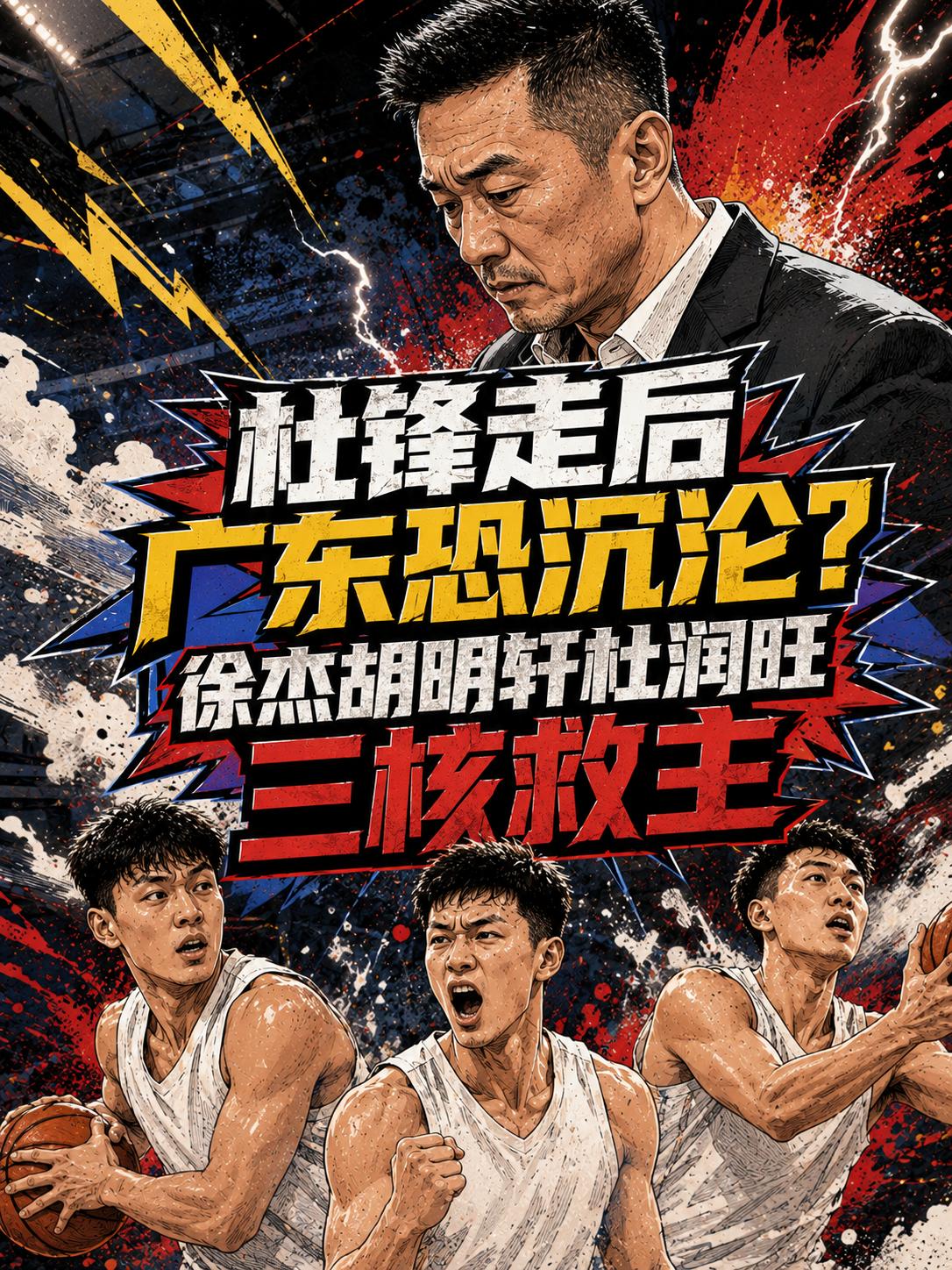 杜锋离任之后，到底会带来哪些连锁反应？广东这支十一冠王真的将彻底沉沦吗？毕竟杜锋