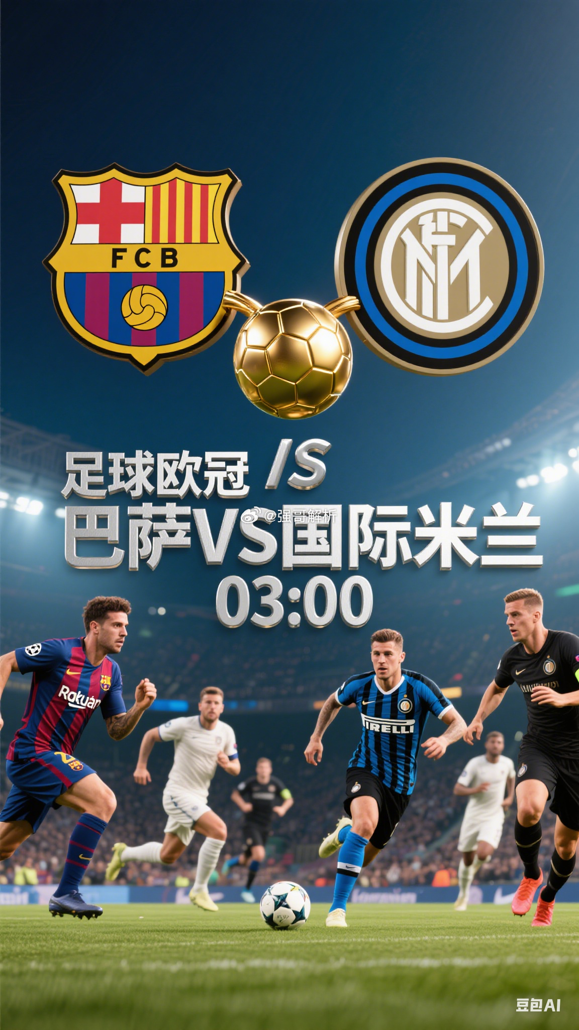 002 欧冠 巴萨VS国际米兰 05-01 03:00 巴萨近期状态可谓如日中天