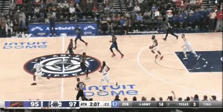 快船巨星詹姆斯-哈登真不愧是一位历史级别的传球大师！在今天进行的快船和猛龙的末节