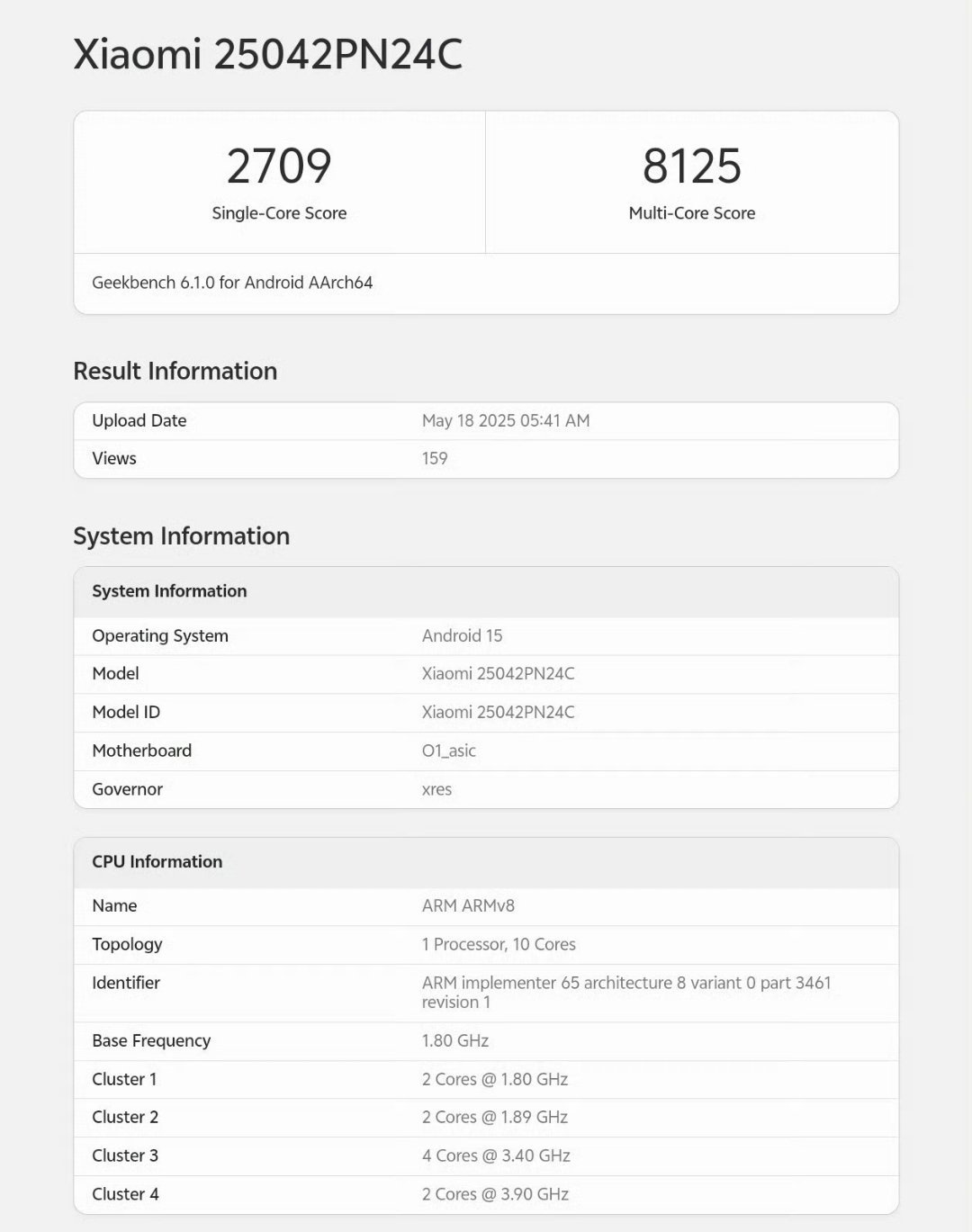 网传玄戒O1的GeekBench6跑分，这处于骁龙什么水平？ ​​​