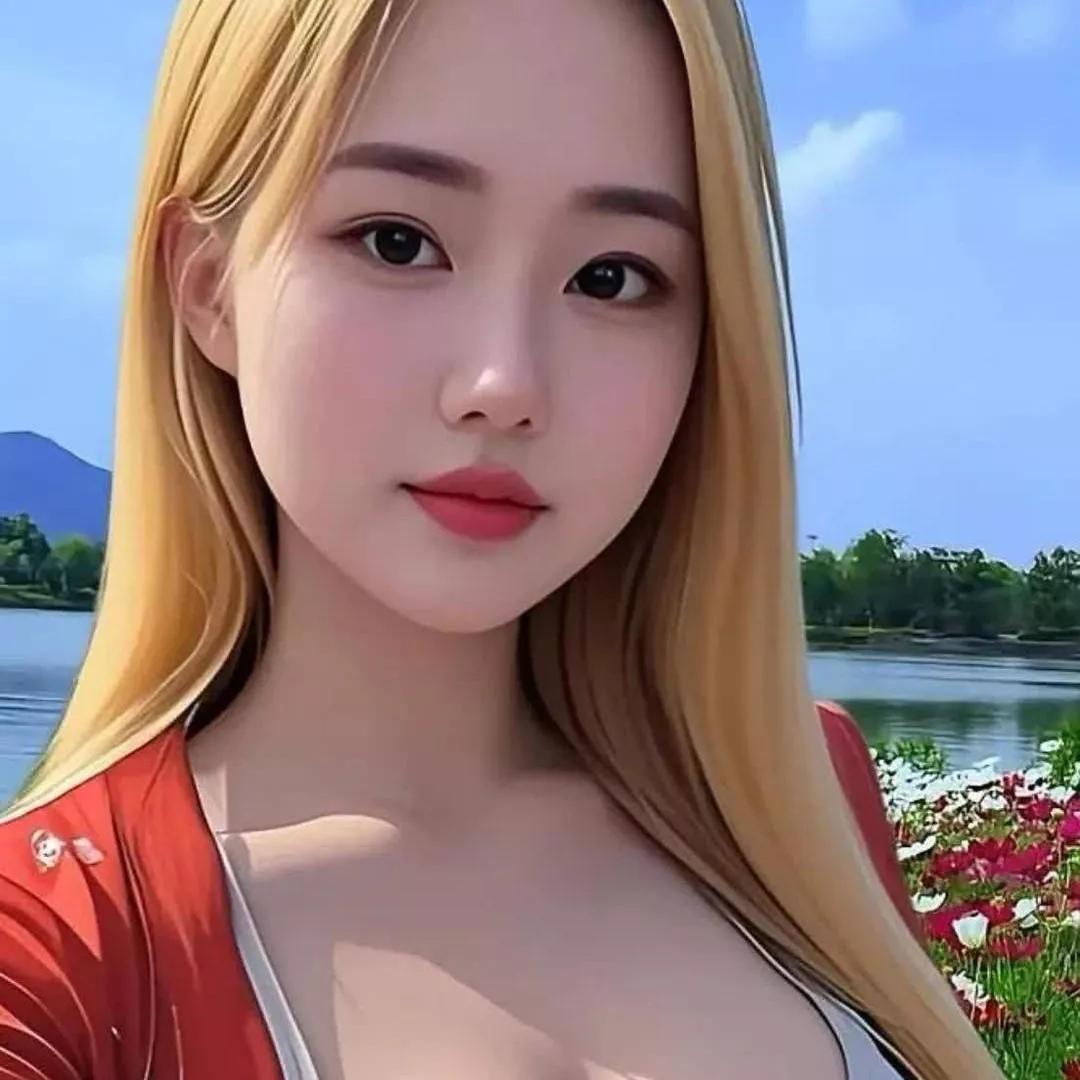 夏日美景中，少女笑靥如花，花海相伴，心旷神怡。