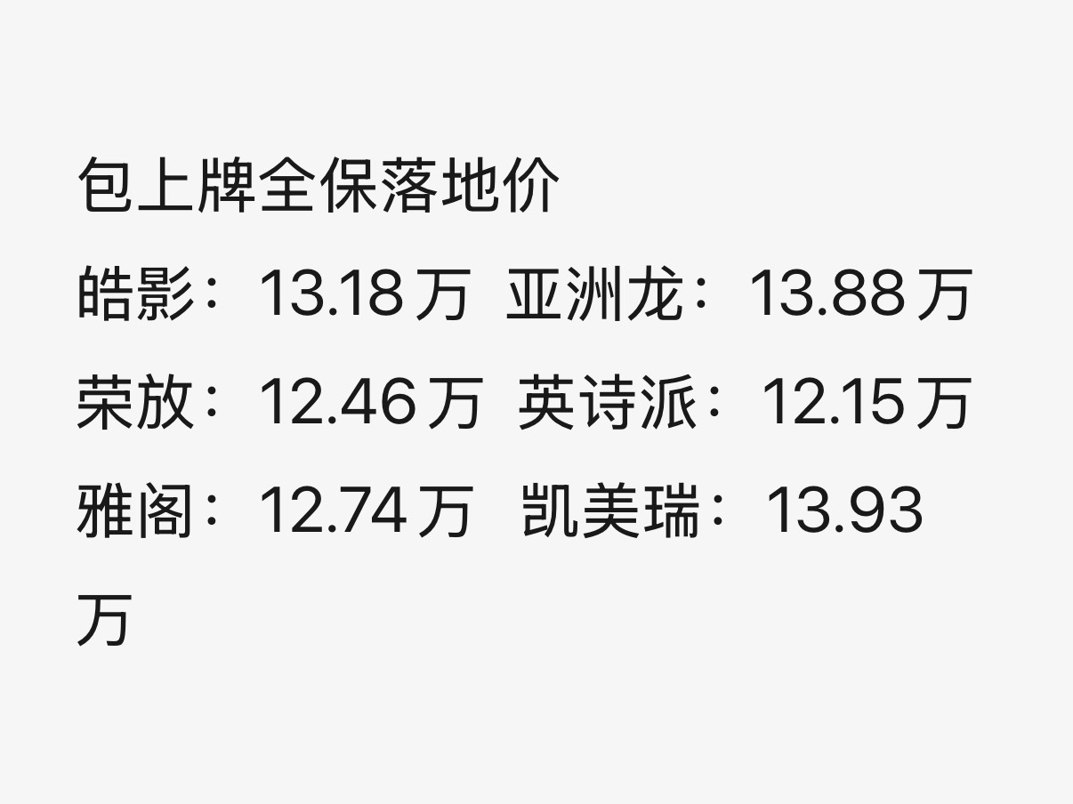 朋友圈看到的，现在的日系油车是真便宜啊，以前这些都是要二十万左右的车，现在十万出