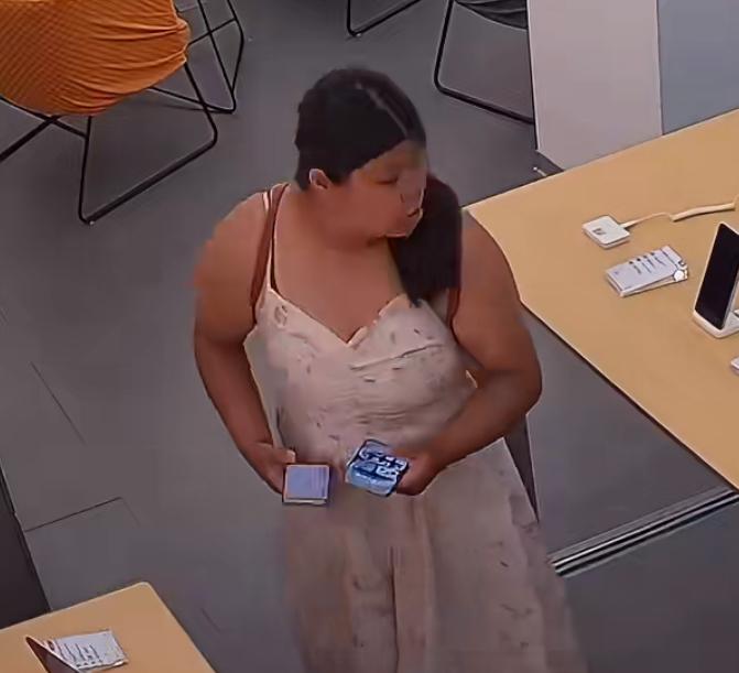 小仙女太丢人了，大摇大摆偷手机，拔掉充电头，以为就得逞了，没想到警报尴尬的响了。