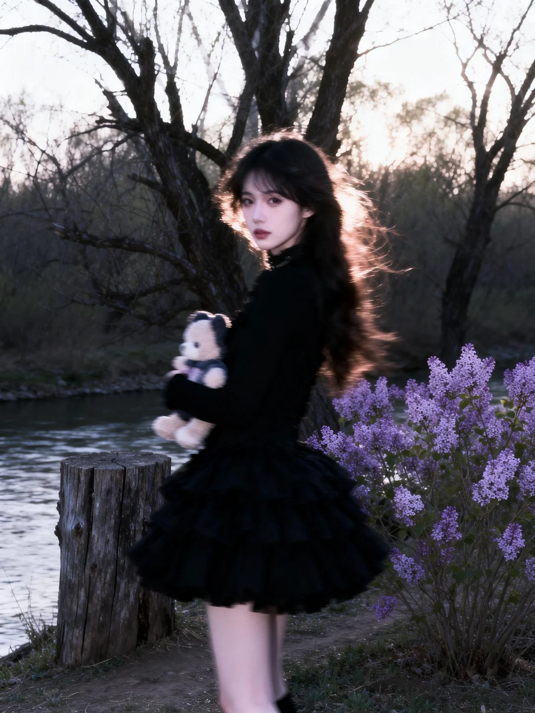 0 成本✨河畔油画感写真