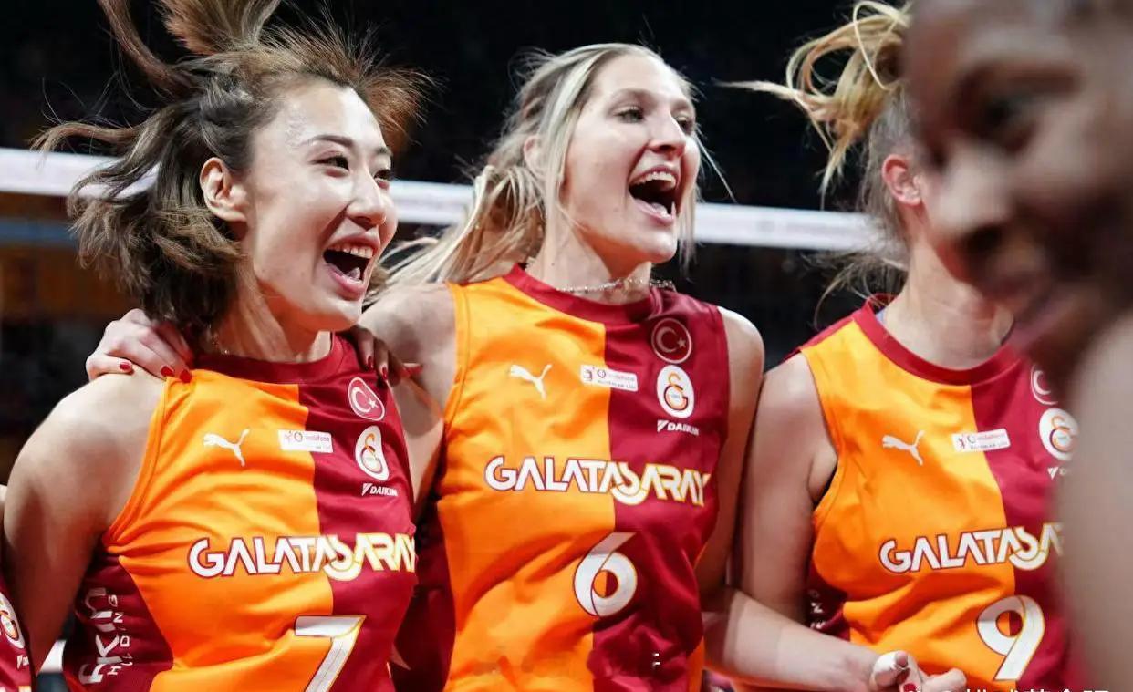 土超5-8名排位赛，加拉塔萨雷主客场双杀土耳航空，晋级五六名决赛，第二回合王媛媛