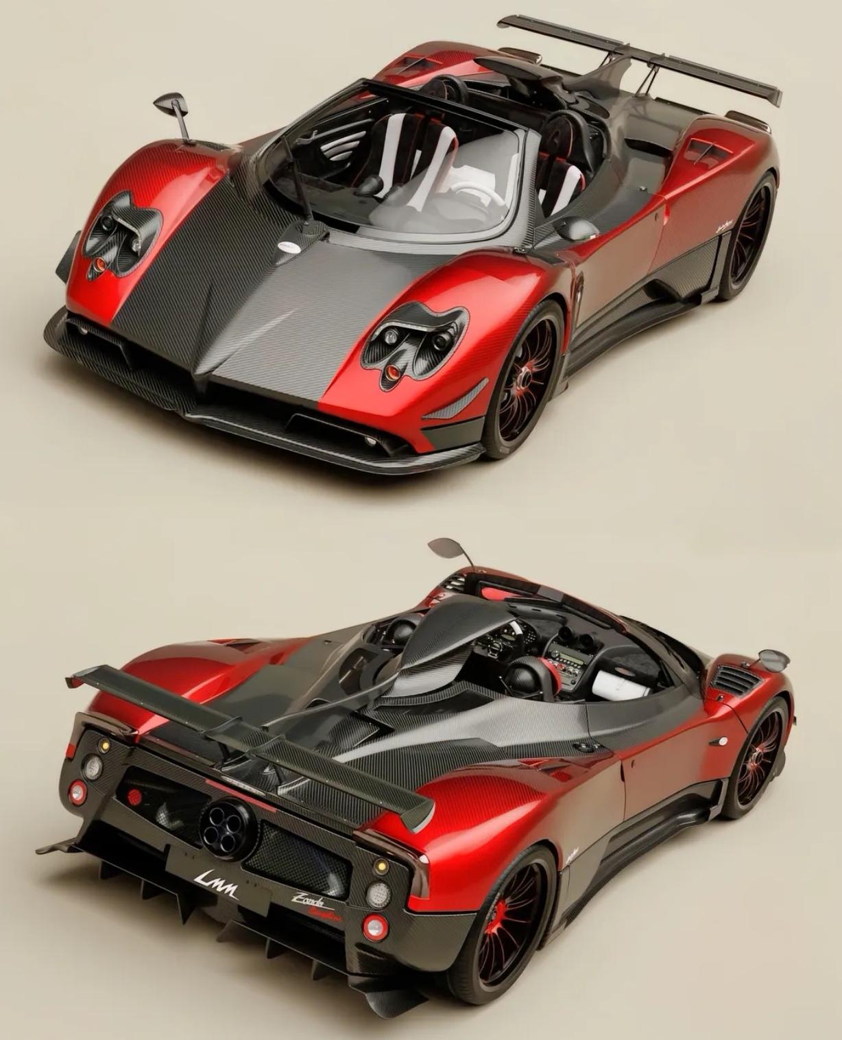Zonda 760 LMM渲染图。