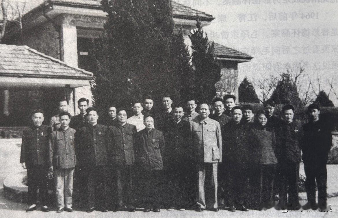 1962年3月22日，湖北武昌东湖宾馆，毛泽东主席接见由他亲自派往湖南农村进行调