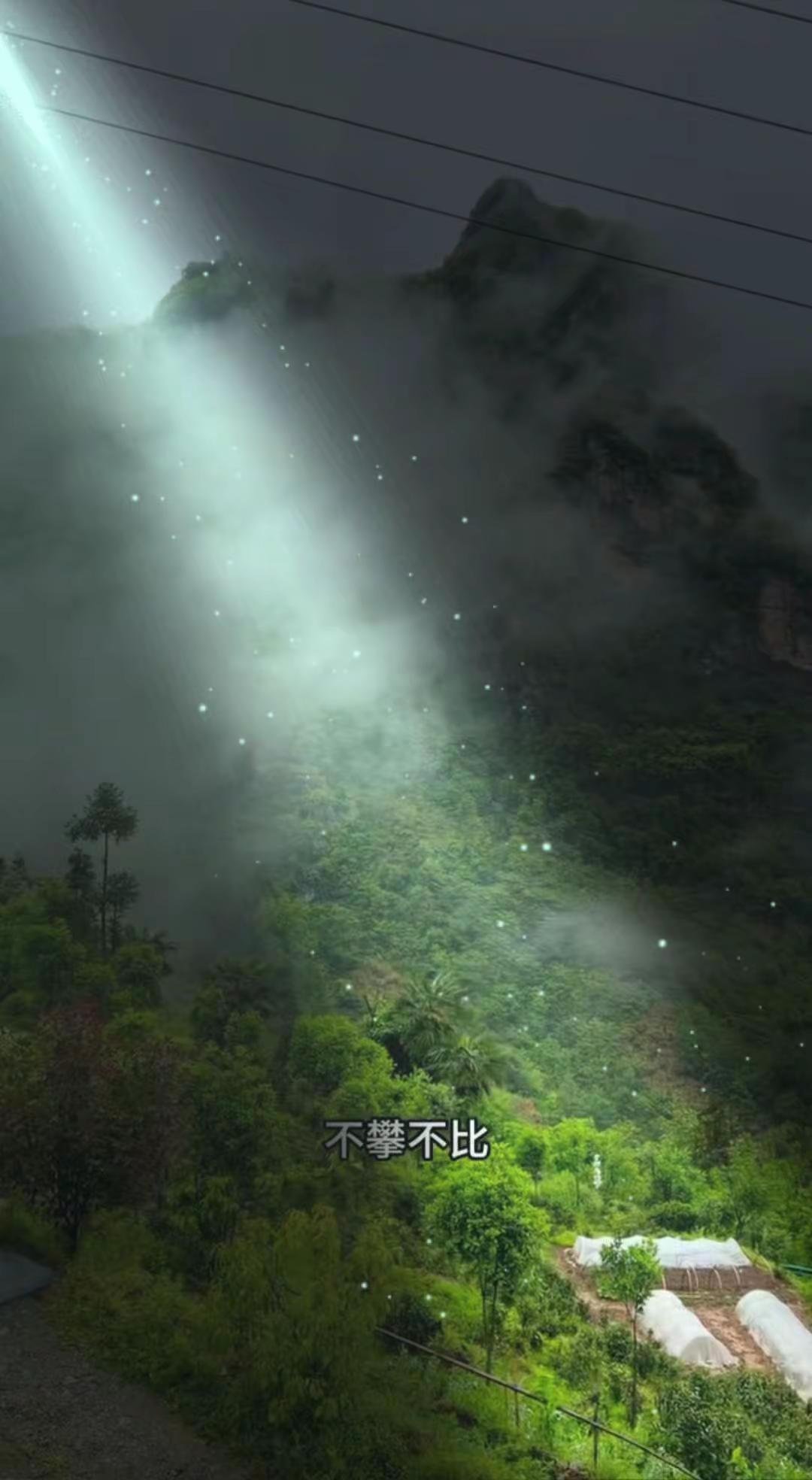 云雾缭绕人间仙境 高山云雾 青山绿水