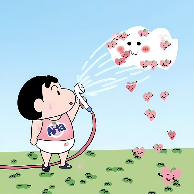 蜡笔小新朋友圈背景图 ​​​