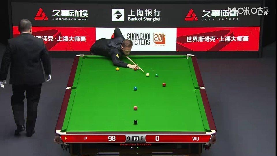 吴宜泽6比10特鲁姆普🎱吴宜泽无缘上海大师赛决赛吴宜泽6‑10不敌特鲁姆普止步