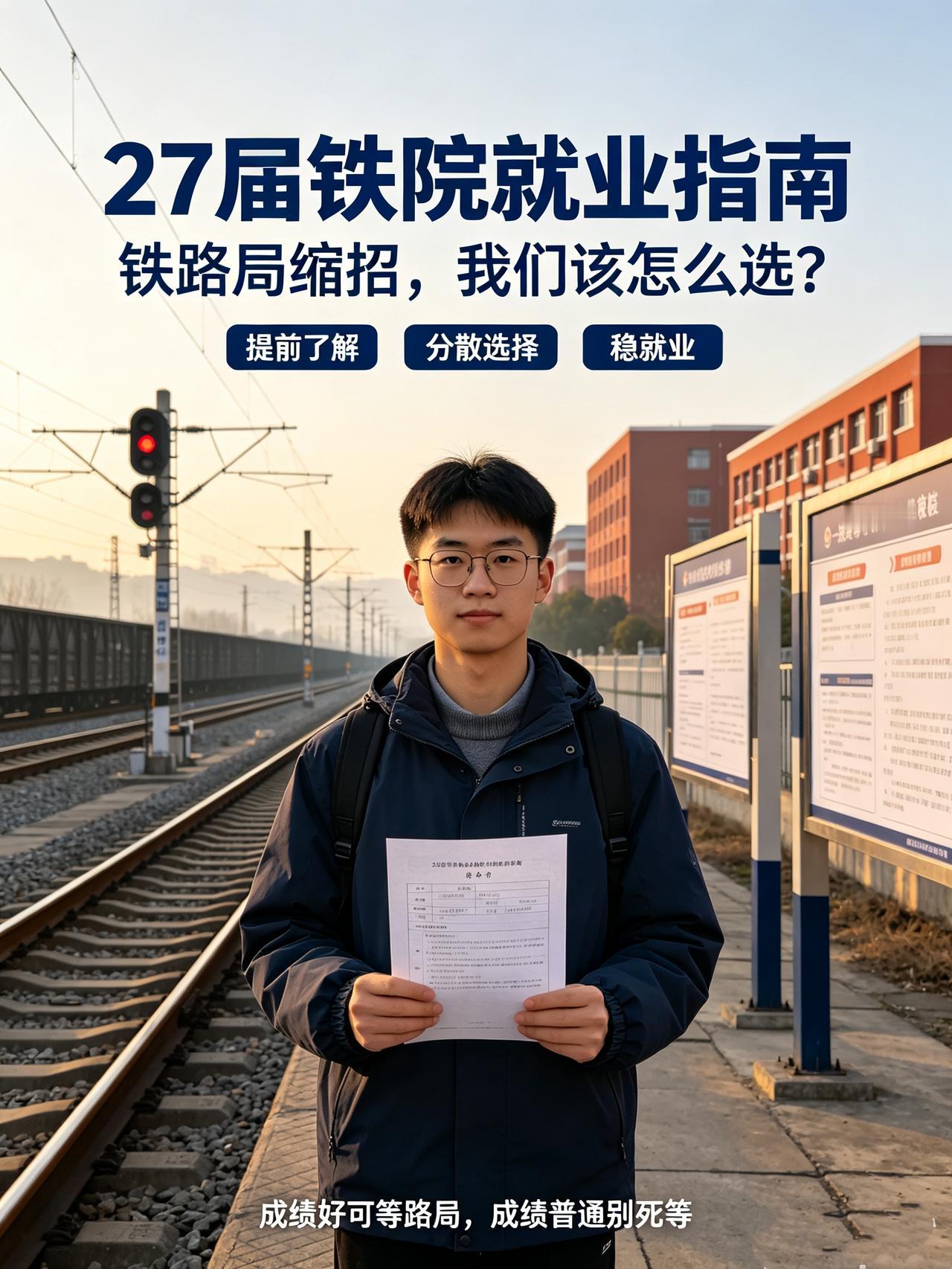 刚过完26届国铁招聘，我相信很多人心里都有很深的感触，现在铁路国企缩招，真的是越