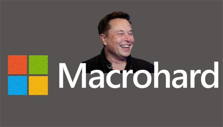 马斯克旗下的xAI公司已经申请了“MacroHard”作为商标，“MacroHa