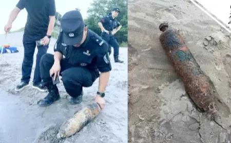 潜水员在网络名人景区水下发现了40公斤炸弹，警方回应


湖北宜昌市点军区水上运