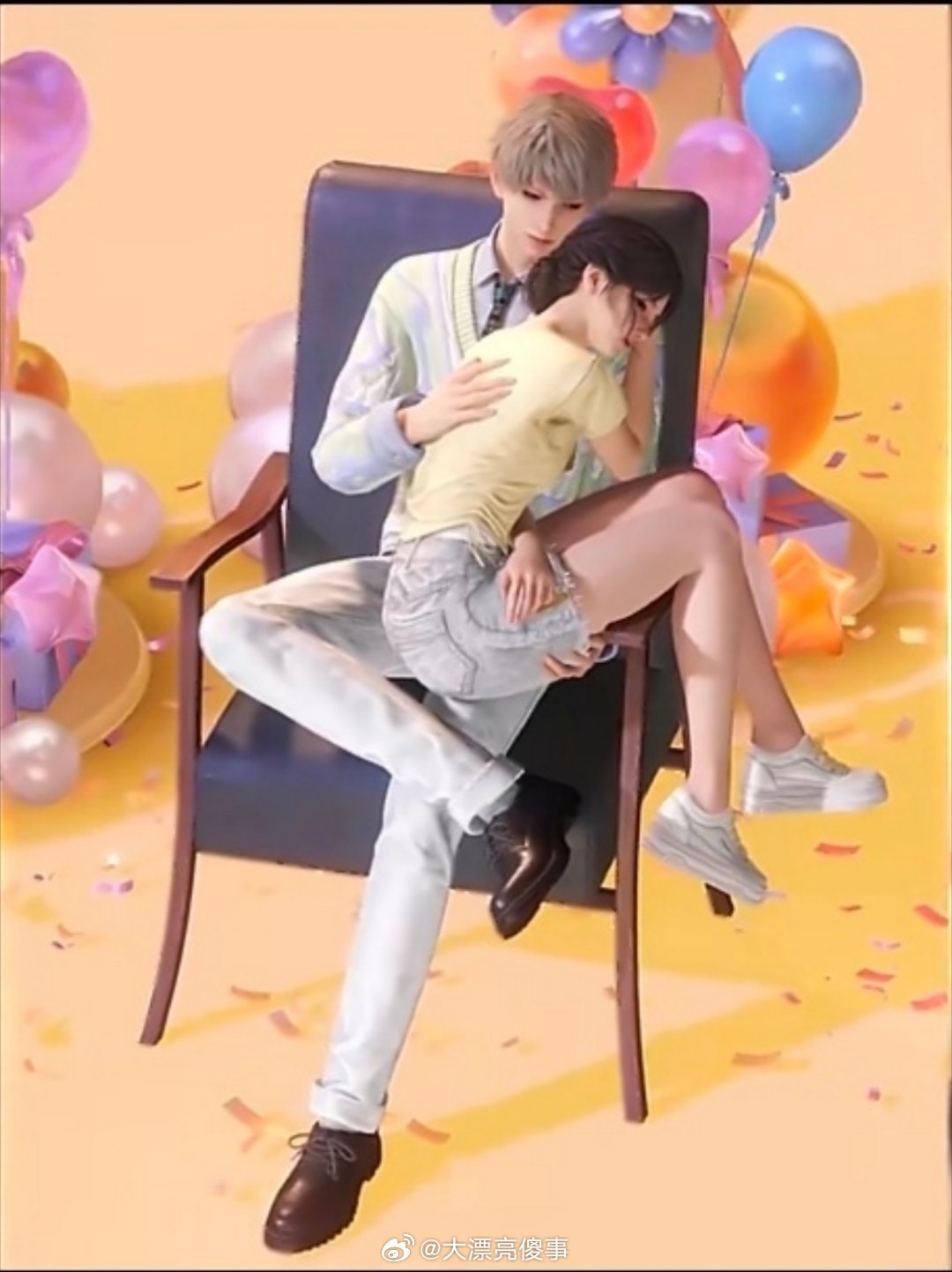 恋与深空擦边，恶心。 