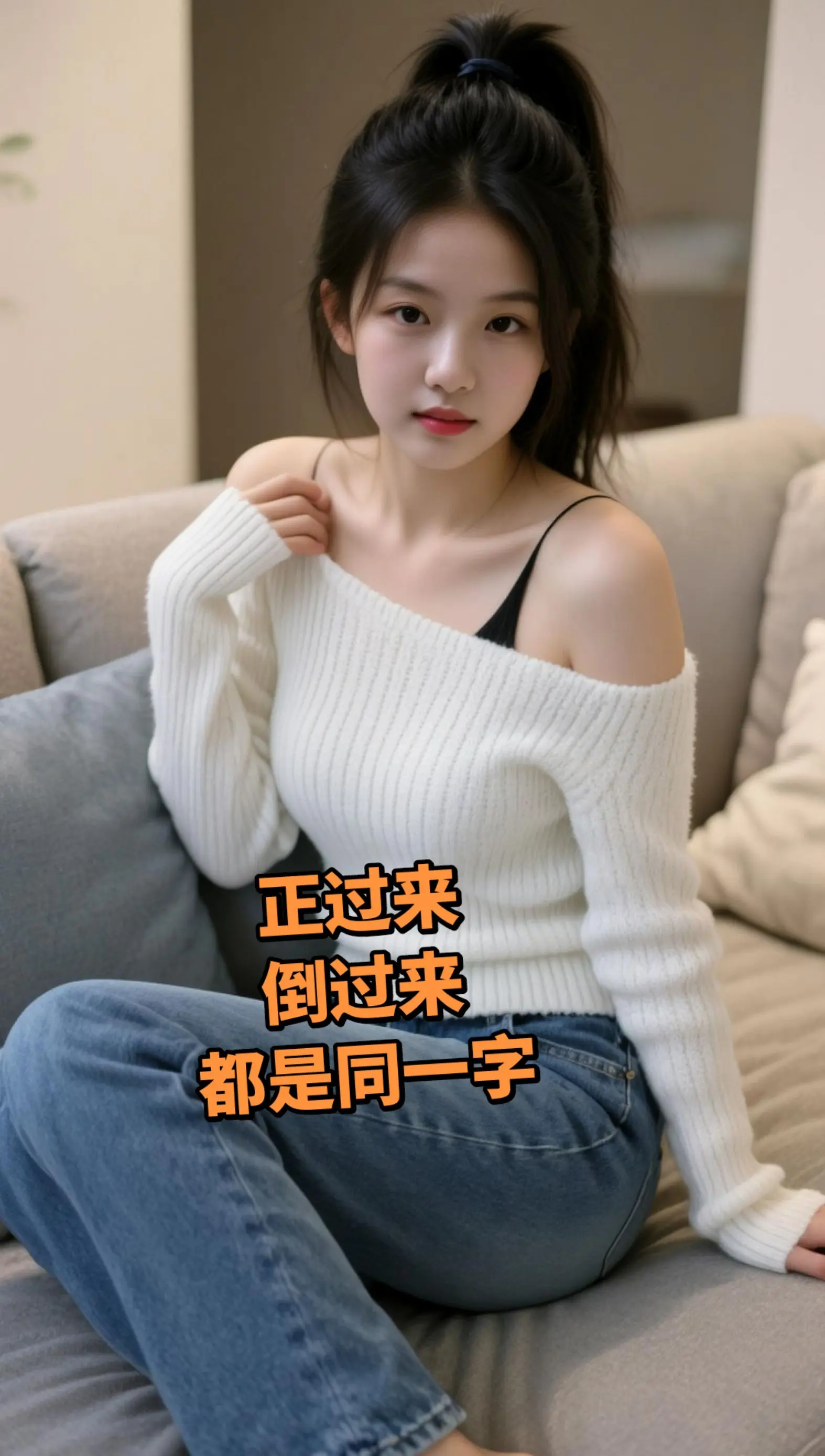 AI露肩生活照 ai创作