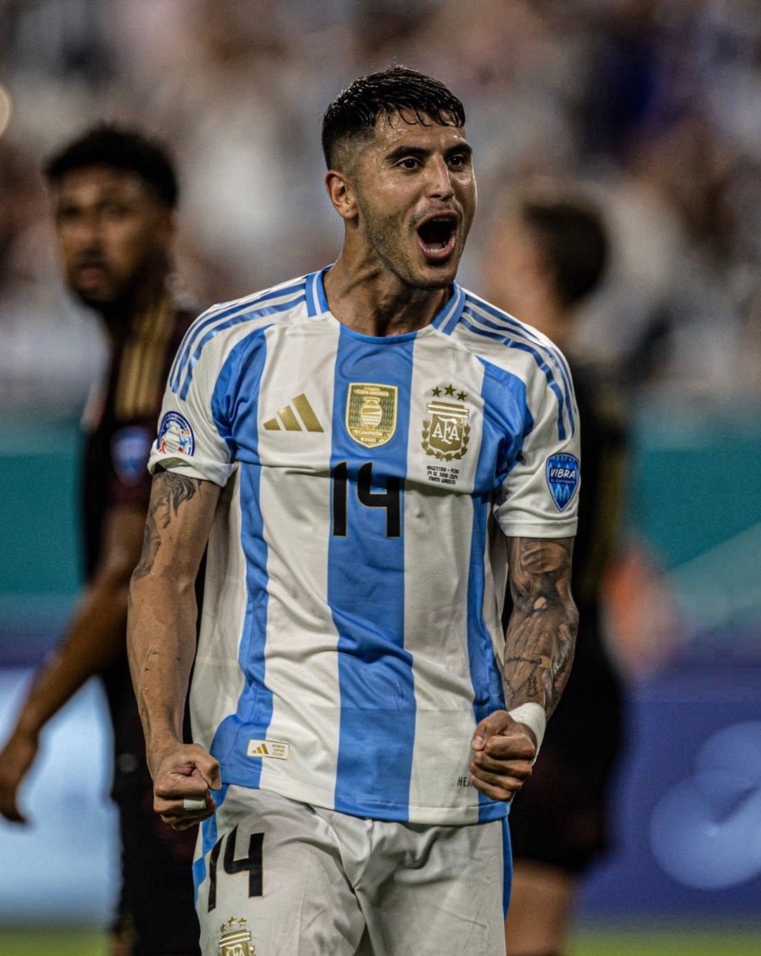 🇦🇷 时隔一年后，帕拉西奥斯重回首发阵容🔥智利vs阿根廷 💪（ESPN）