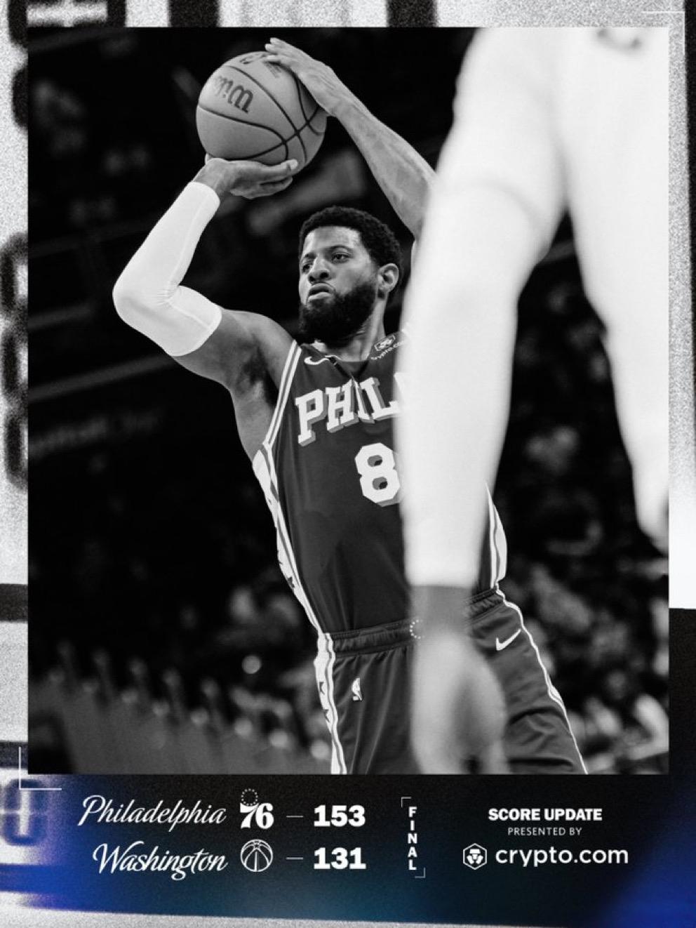 4月2日NBA常规赛战报（9场）：

76人153-131奇才
老鹰130-10