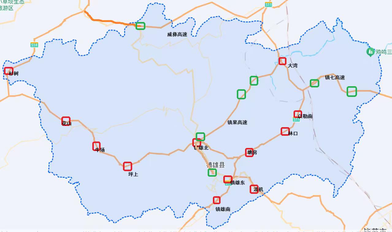 地处滇川黔三省结合部的镇雄，高速公路建设持续提速，路网骨架日益完善。目前昭泸高速