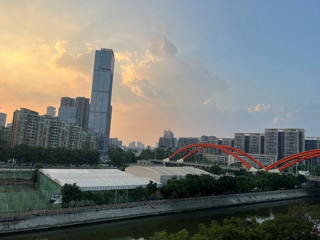 城市日落🌇