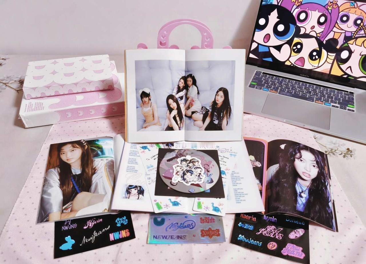 newjeans🐳🐱 P2有两只🐱newjeans 专辑 周边