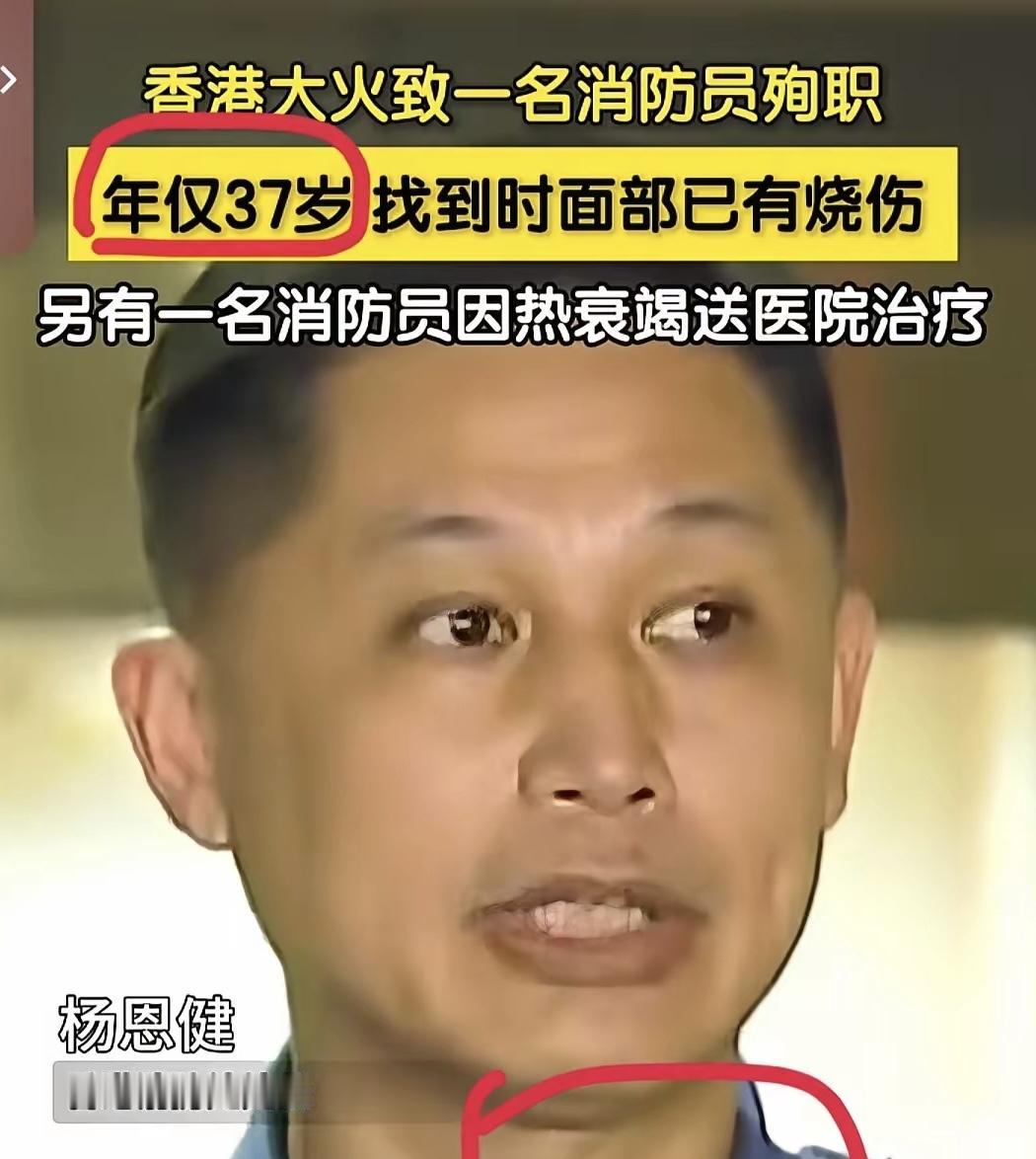 香港大火传来了噩耗，

不是烧掉了多少的财产，

也不是多少人因此流离失所，而是