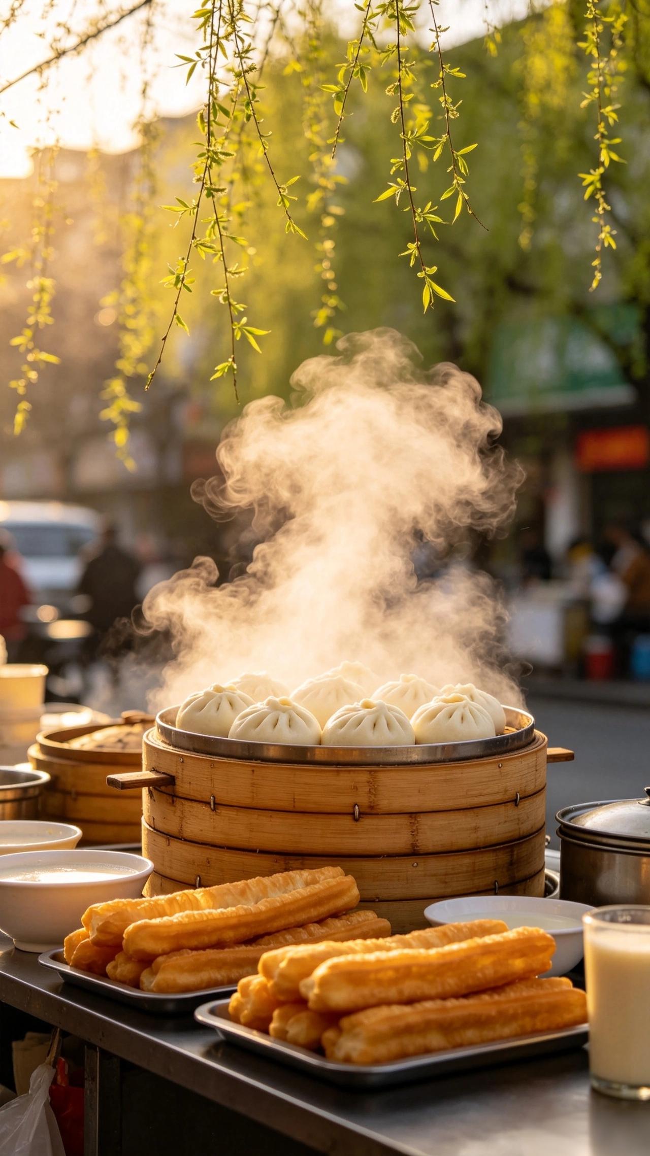 今早出门买早餐，风裹着街边玉兰的香气扫过来，软乎乎贴在脸上，忽然就读懂了什么叫“