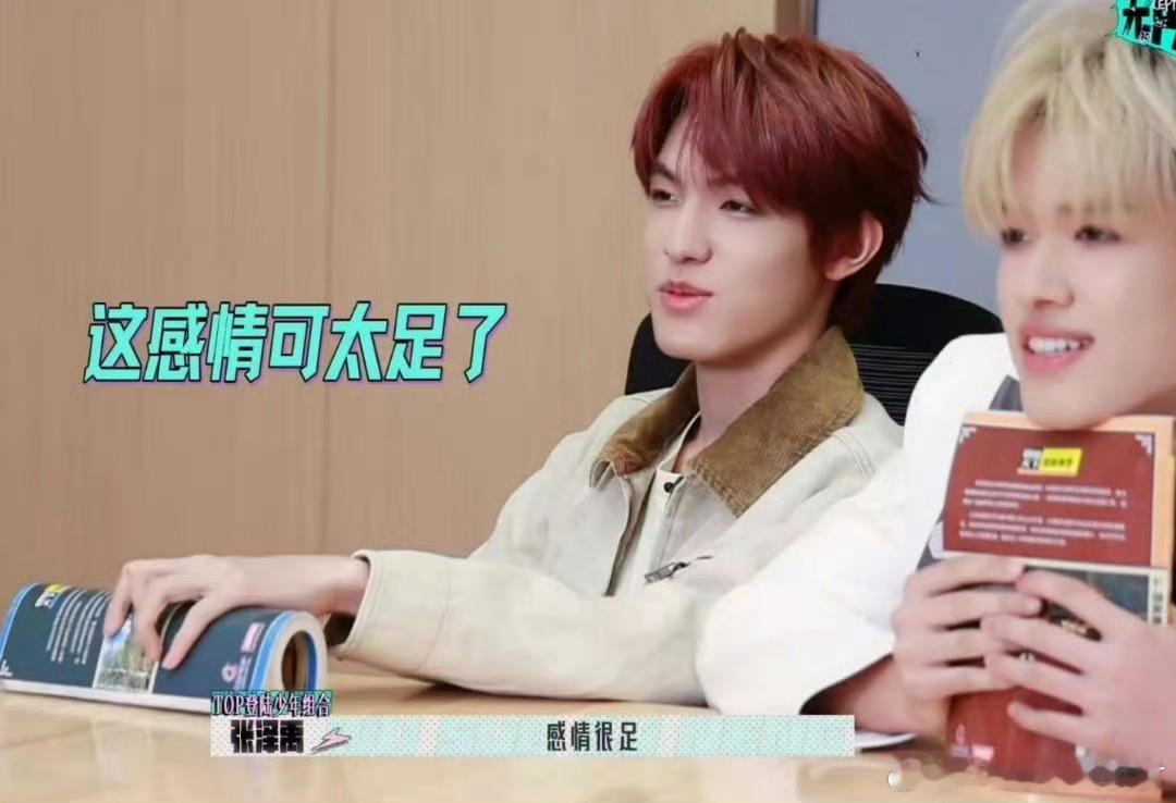 张泽禹张极团妈团爸已就位张泽禹带来的幽默气氛与张极的细腻守护，这对“团妈团爸”组