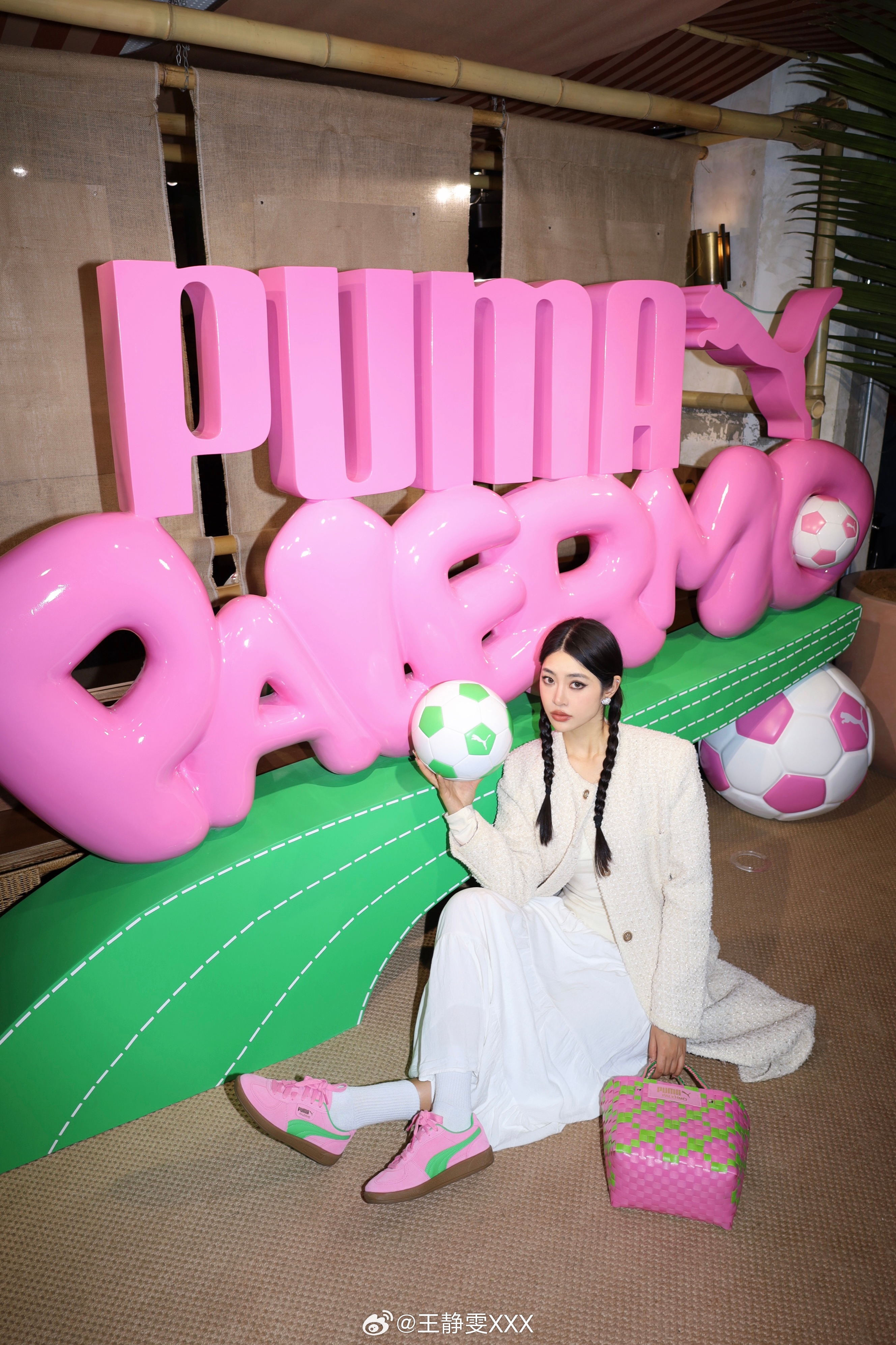 甜酷穿搭✨水果味的puma🍏太会了🌸👟PumaPalermo（真是把这个妆