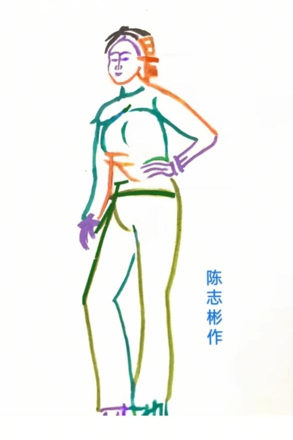 图中画面是少妇；
手在掐腰有气质；
全身隐藏几个字；
你能把它猜出来。
温馨提示