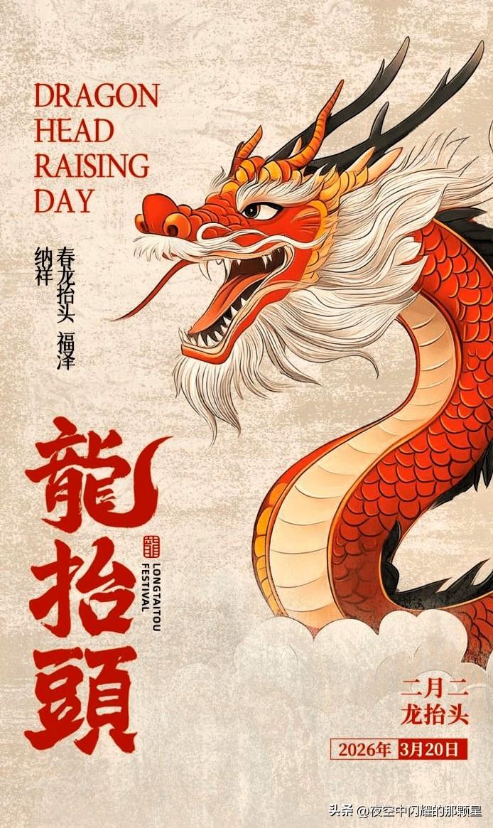 二月二龙抬头，风调雨顺，万物向阳，抬头皆是希望✨