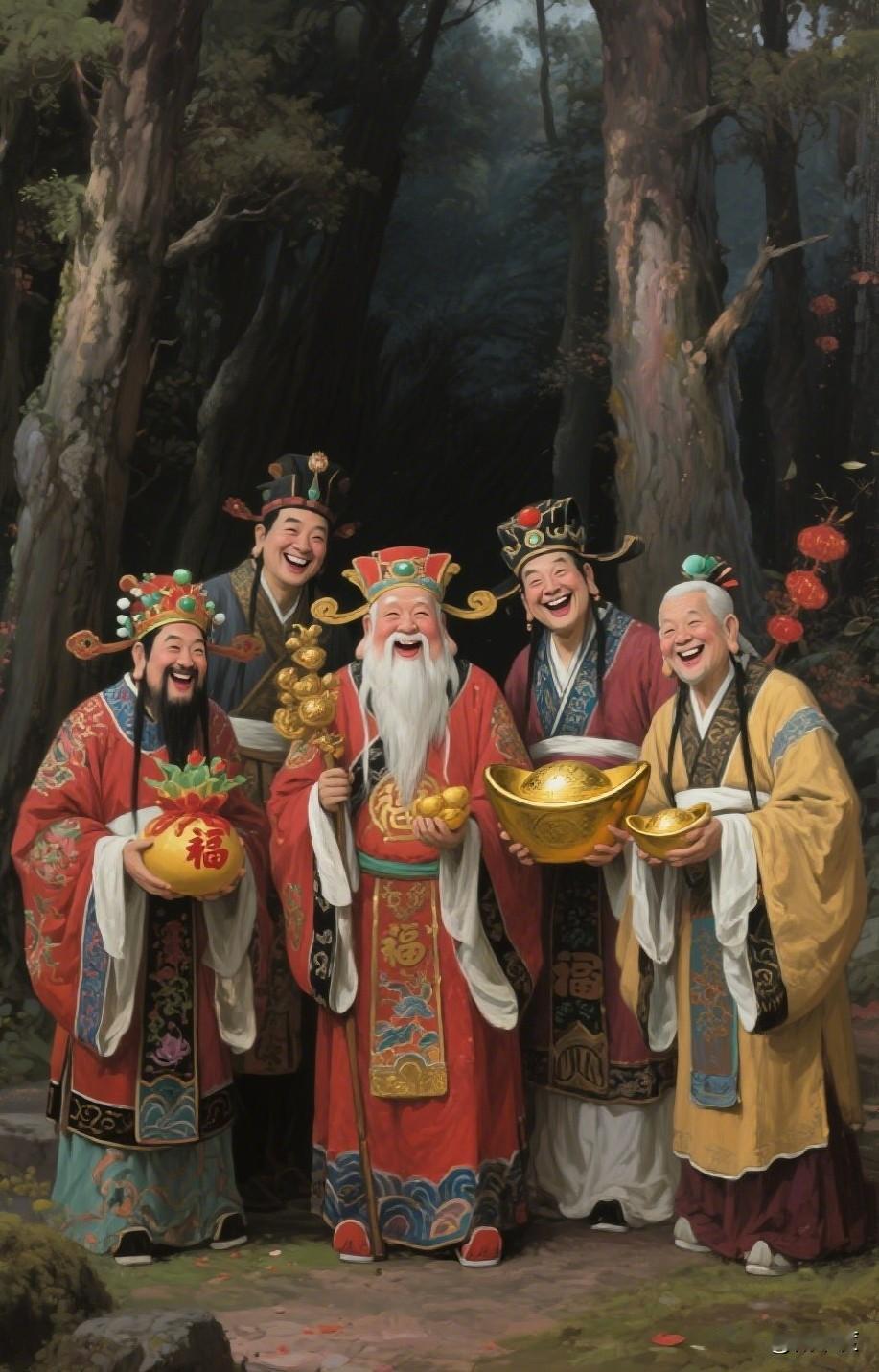 出门便撞聚宝盆，进门即见金满囤，抬头喜望摇钱树，低头能拾落地银。
饮杯清茶沁财气