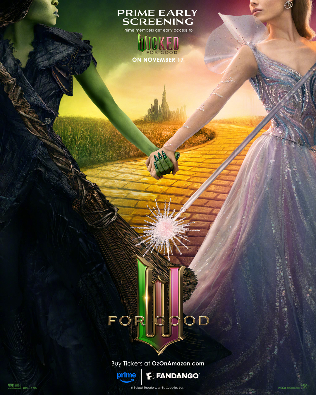 海报欣赏｜《魔法坏女巫2》🩷💚 ​​​