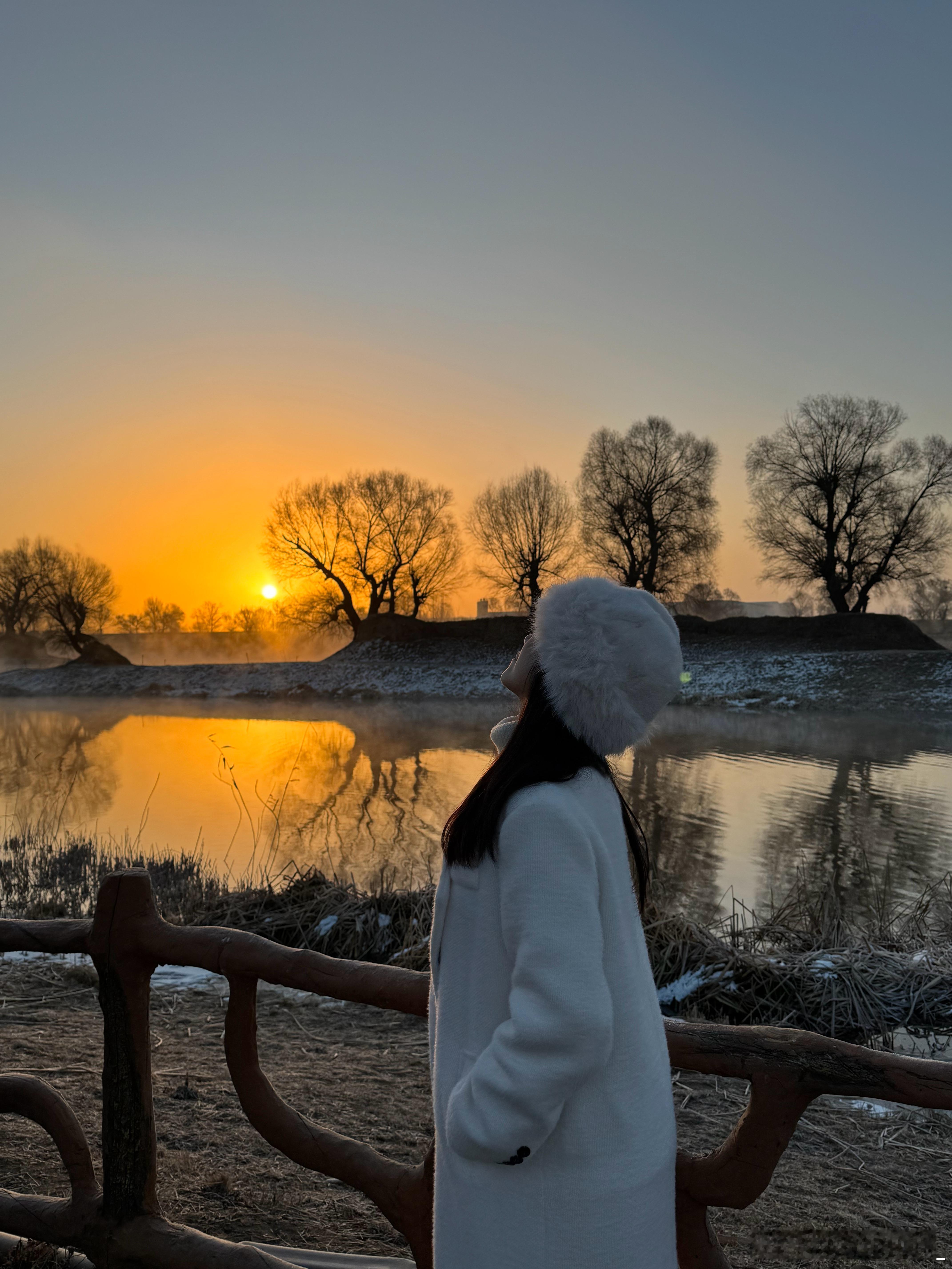 追一场零下15度的日出🌅  