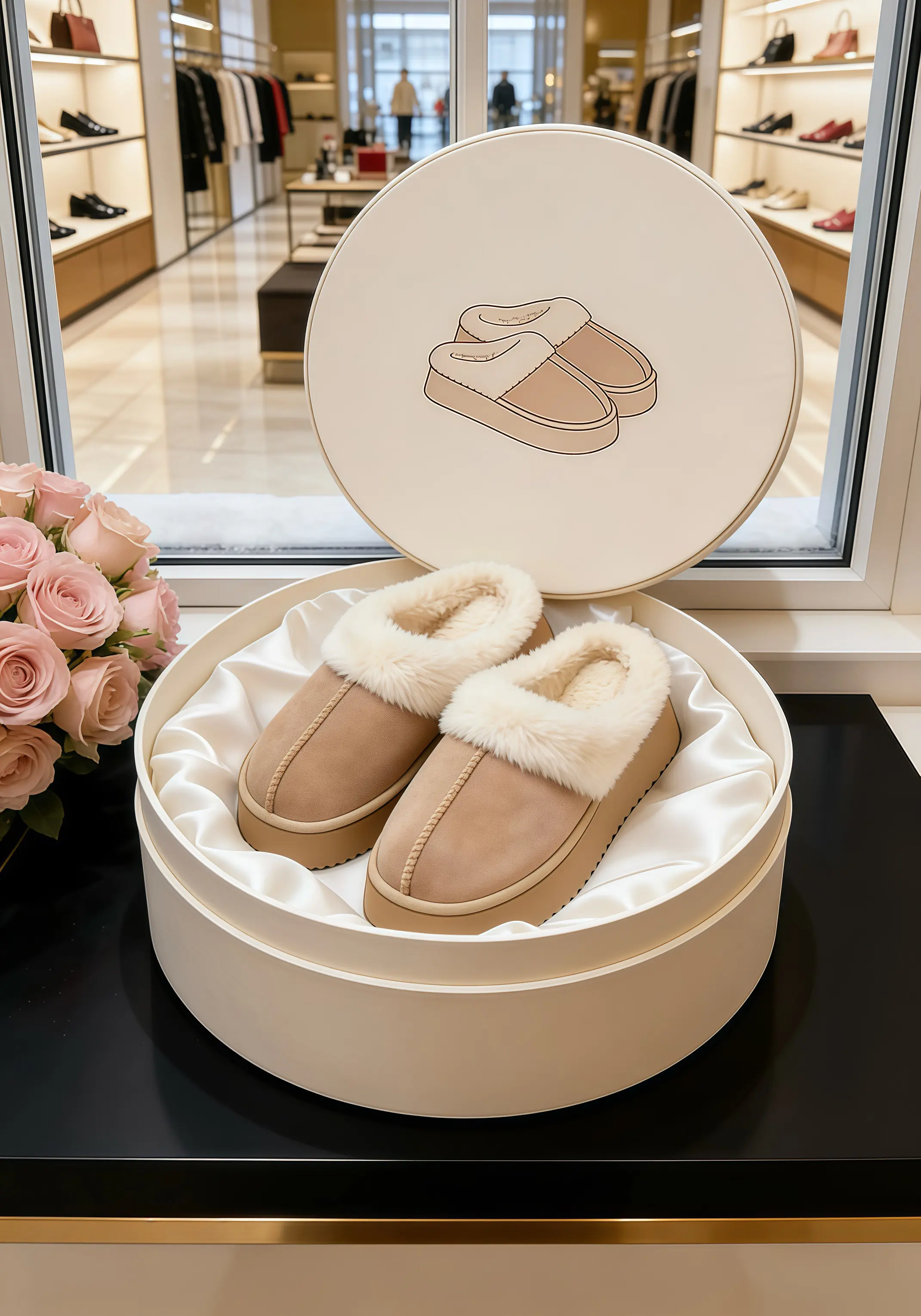 好清新的冬日复古少女穿搭冬天拖鞋 我决定今年开春这么穿过年穿什么  小...