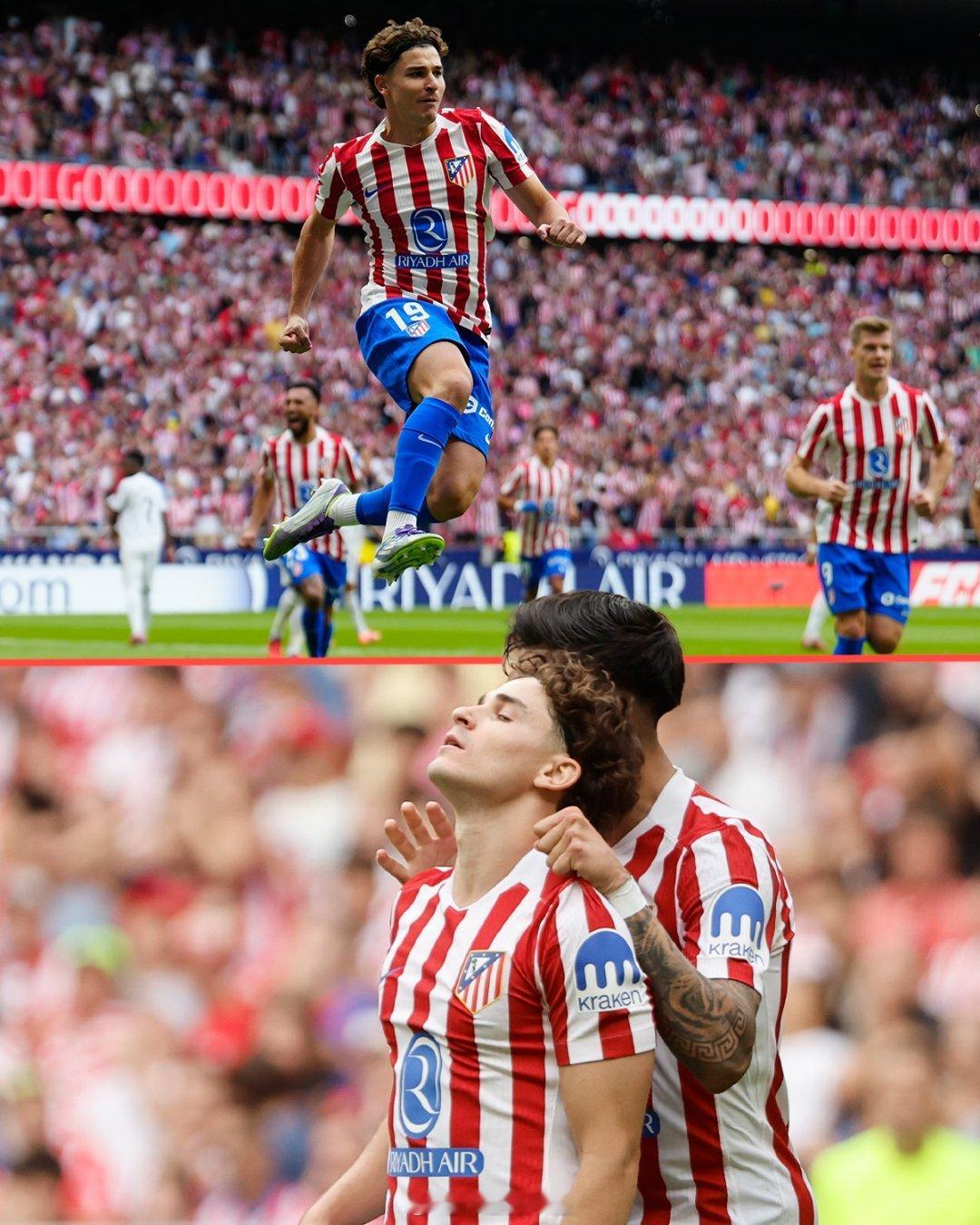 👀 毒刺蜘蛛？🔥闪亮蜘蛛！⚽⚽ 胡利安·阿尔瓦雷斯在马德里德比中斩获两球🇦