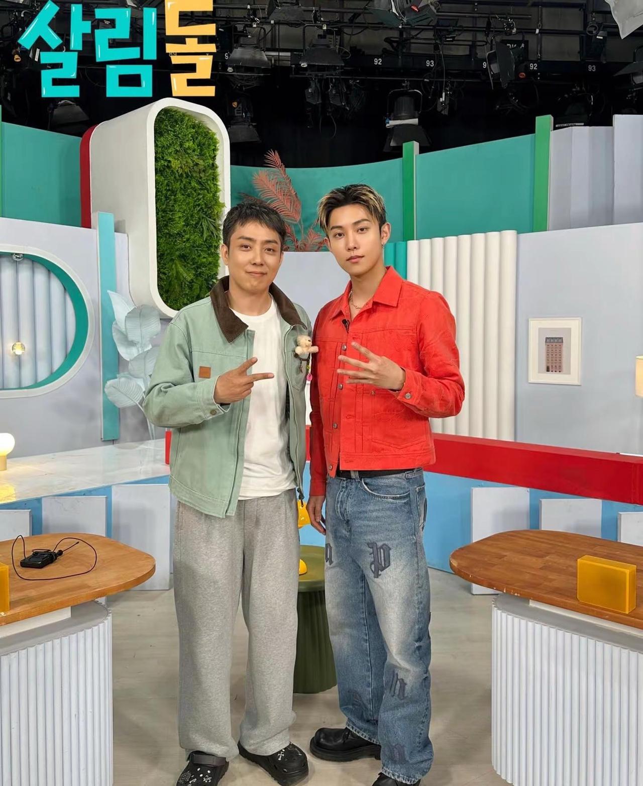 wuli🌰脸都笑红了，嘴都咧到耳朵后了 😆😆😆殷志源 金栗 ryul