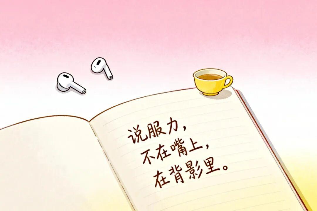 今天读到的金句说服力，不在嘴上，在背影里！