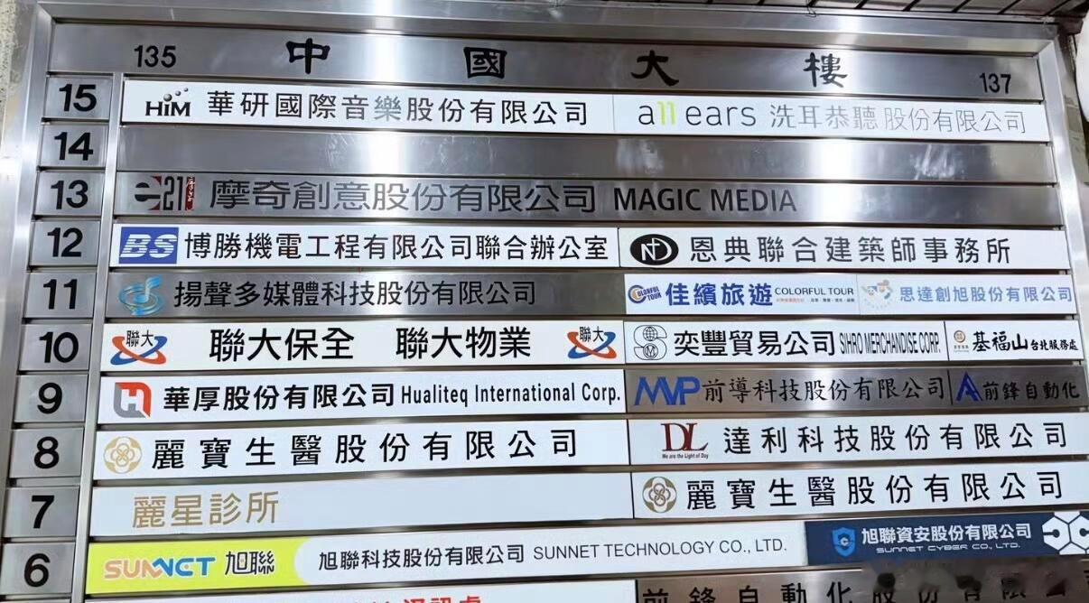 你是说出了SHE和飞轮海，林宥嘉、曾沛慈的华研公司居然这么小吗，只有半层楼！我还