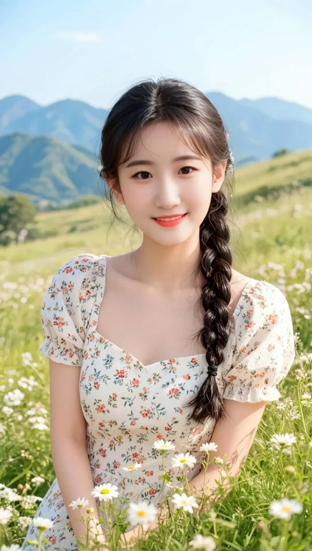 AI田园清新照 ai创作