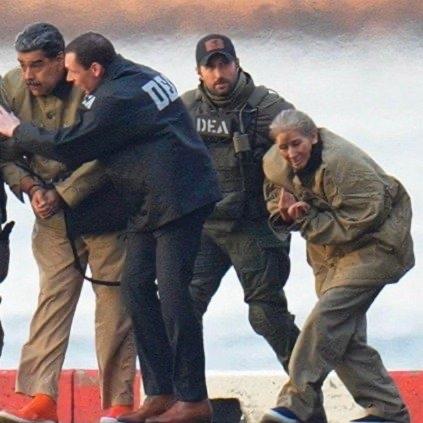 马杜罗夫妇出庭了，两人满身是伤。

1月5号下午，纽约的法庭里，这对来自委内瑞拉