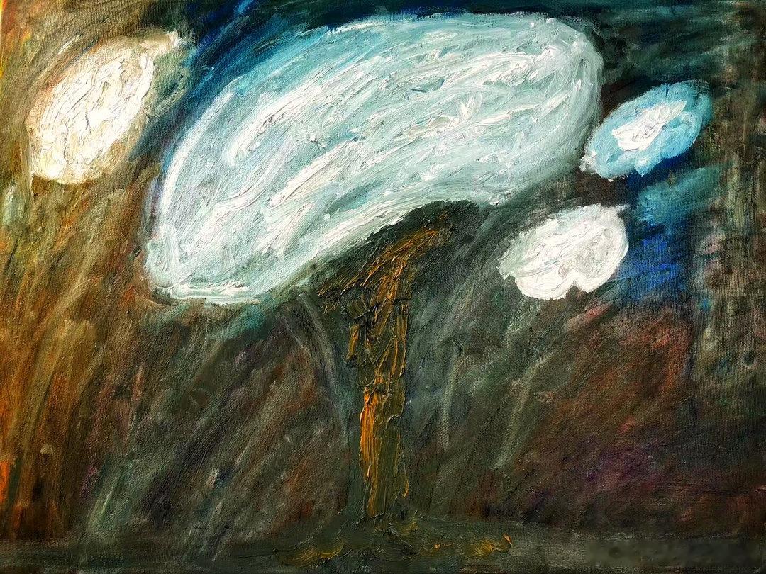 摄影人  王鹭佳：2021油画作品。油画王鹭佳