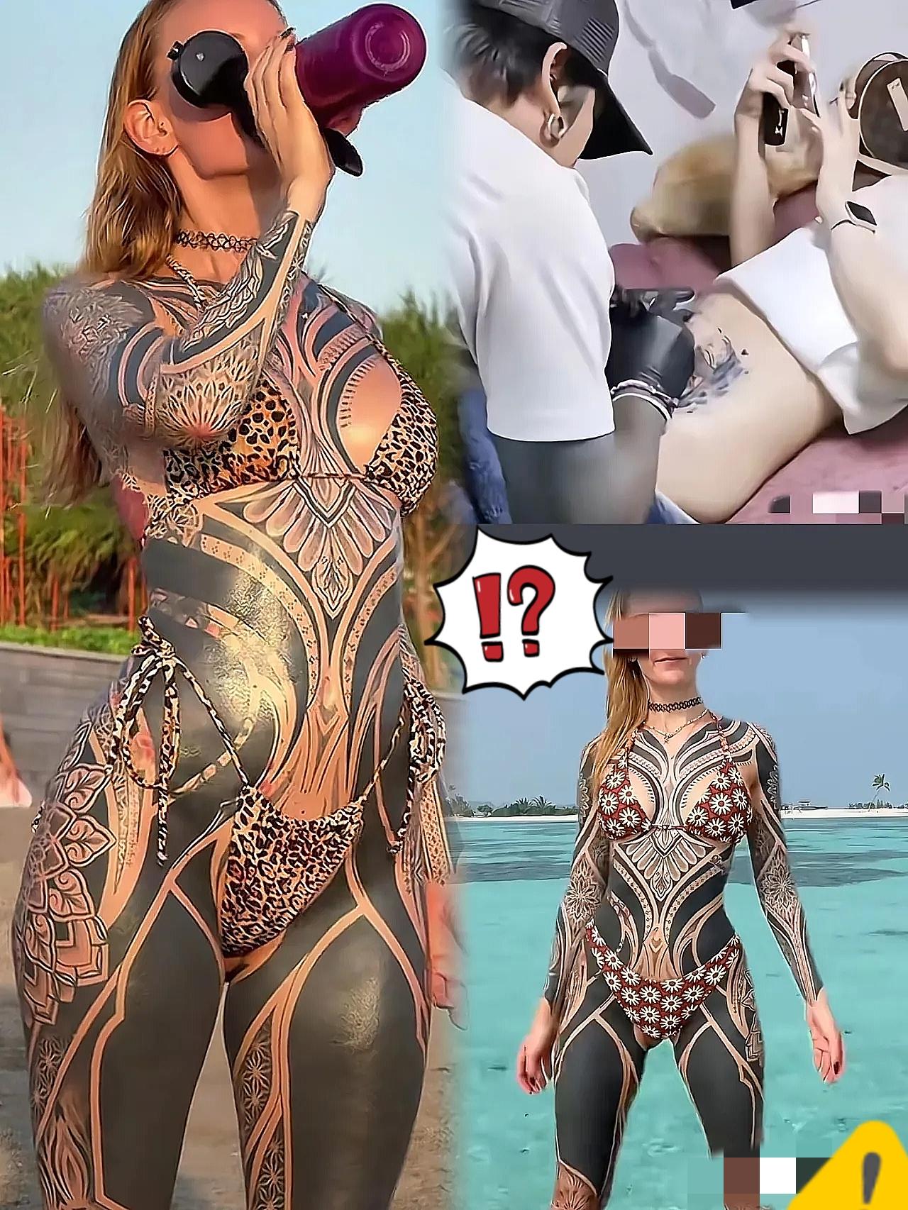 你们见过没？
有人连私密部位都纹身，
第一反应是不是觉得太疯狂？
其实有这样反应